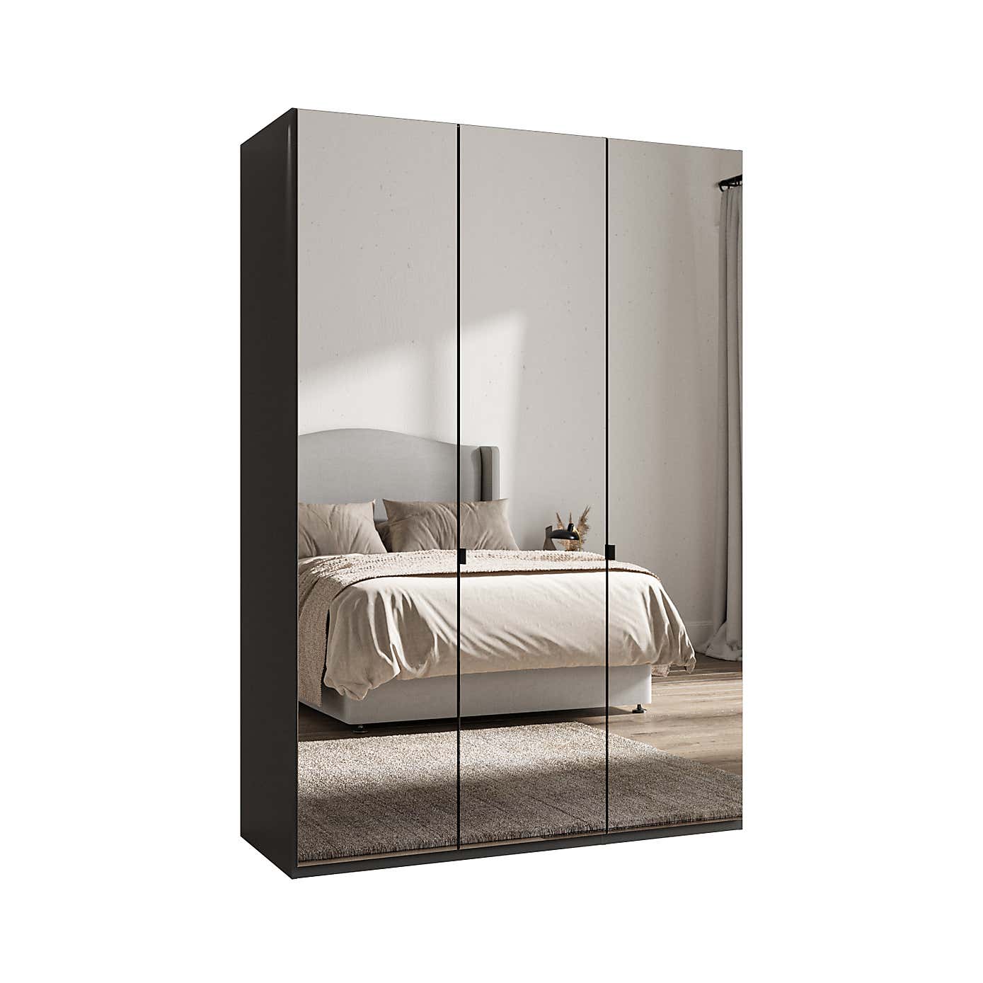 Wiemann Kahla 3 Door Mirrored Wardrobe