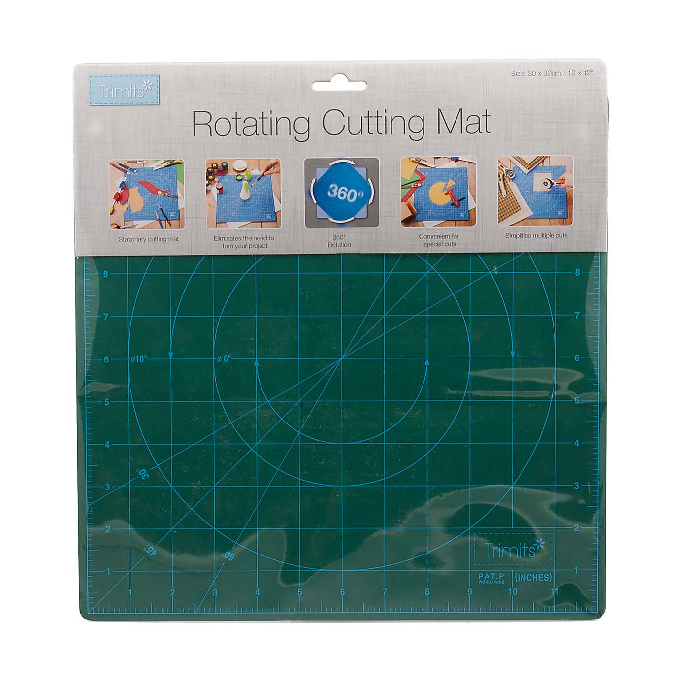 Cutting Mat Rotating 12 x 12inch