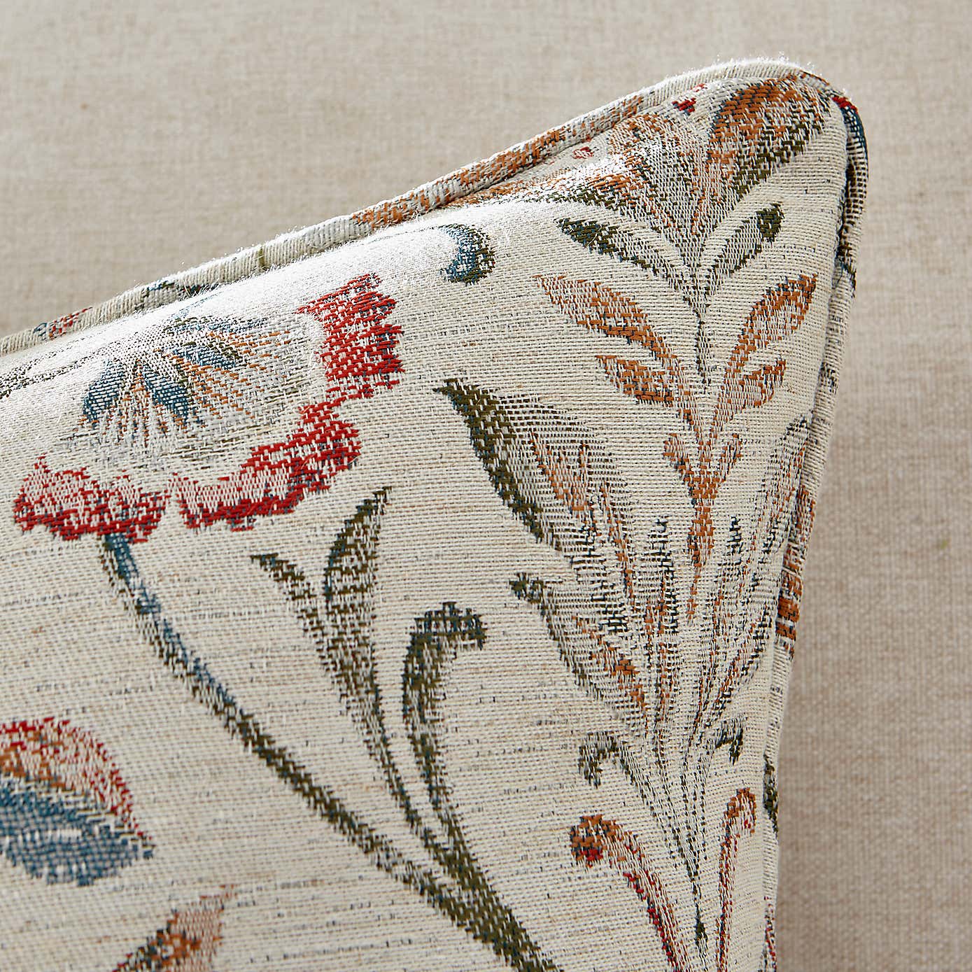 Antoinette Jacquard Natural Cushion