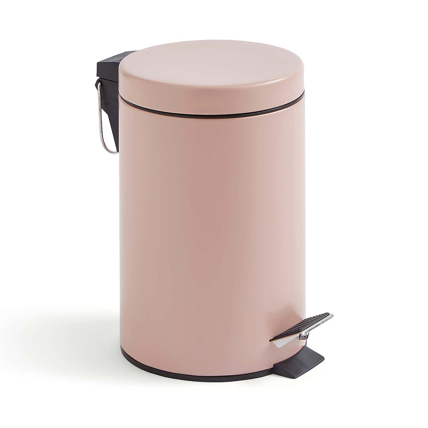 Black 3 Litre Bathroom Bin