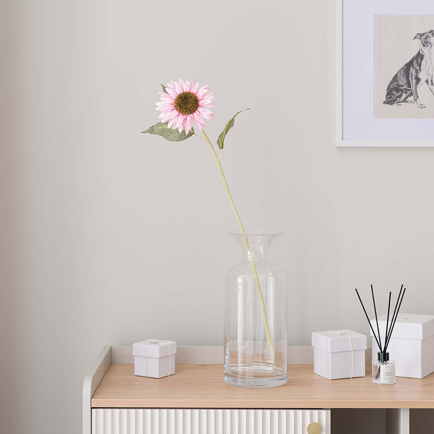 Artificial Pink Sunflower