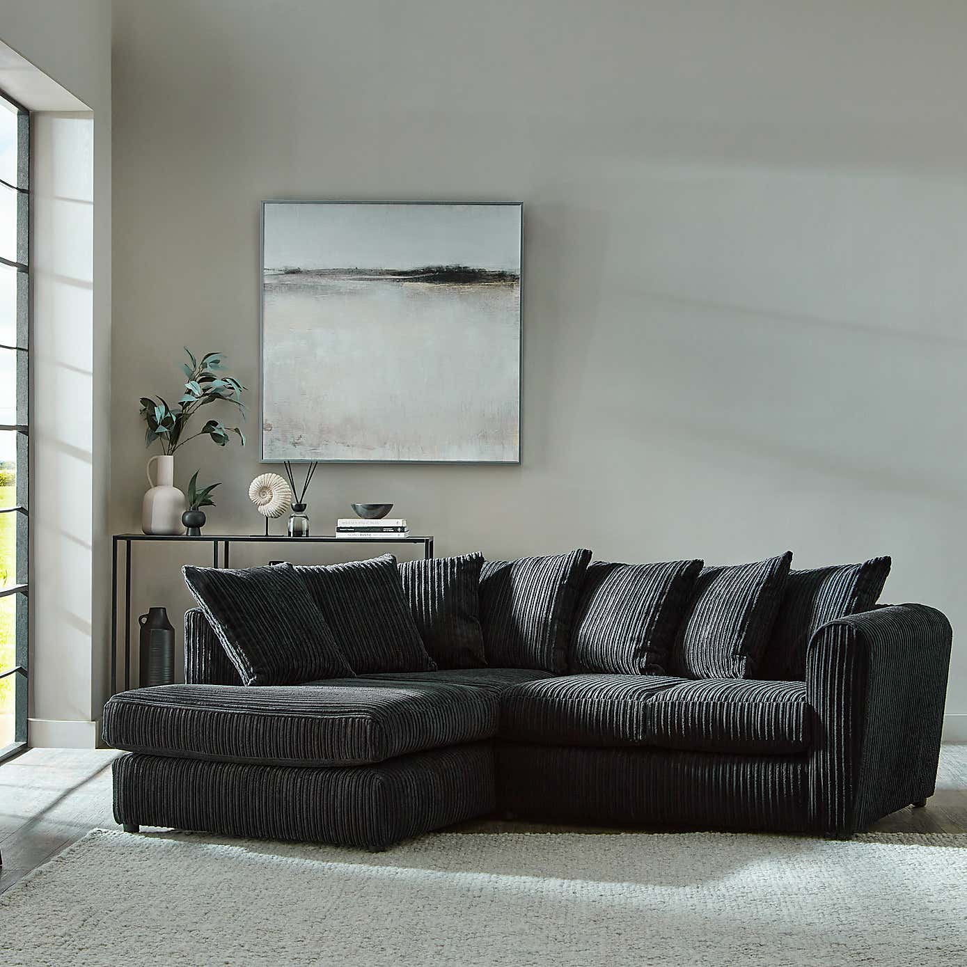 Blake Jumbo Cord Right Hand Corner Sofa