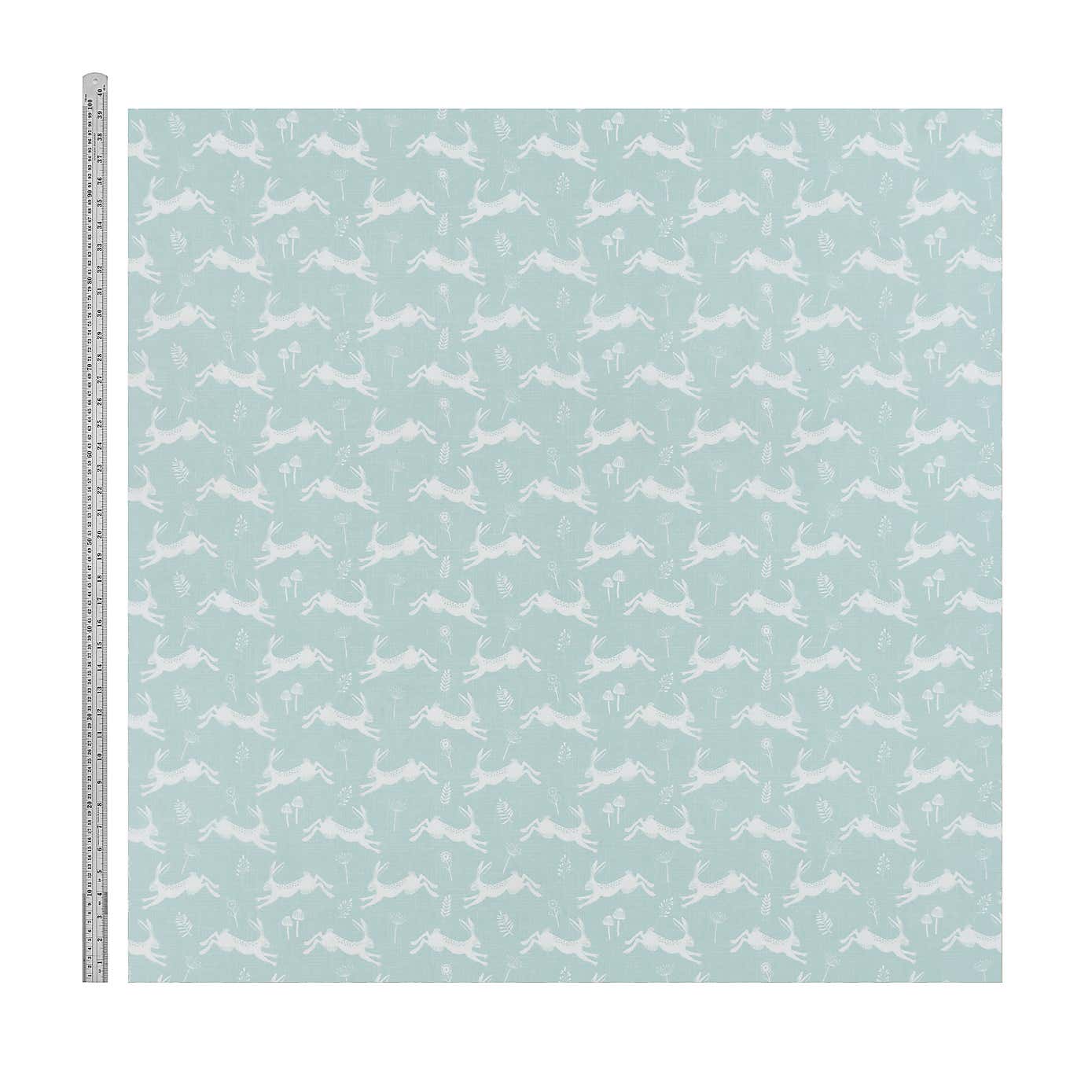 By the Metre Jumping Hare PVC