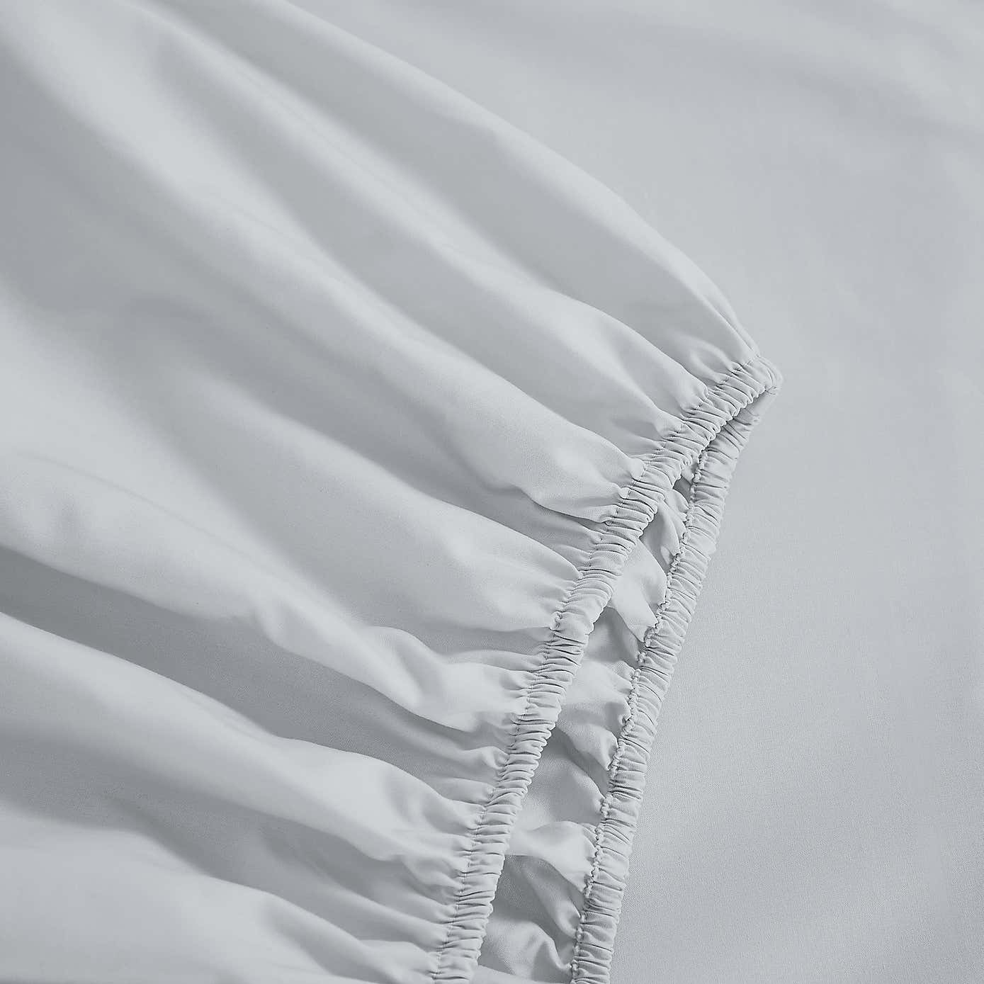 Dorma 400 Thread Count Cotton Percale Fitted Sheet