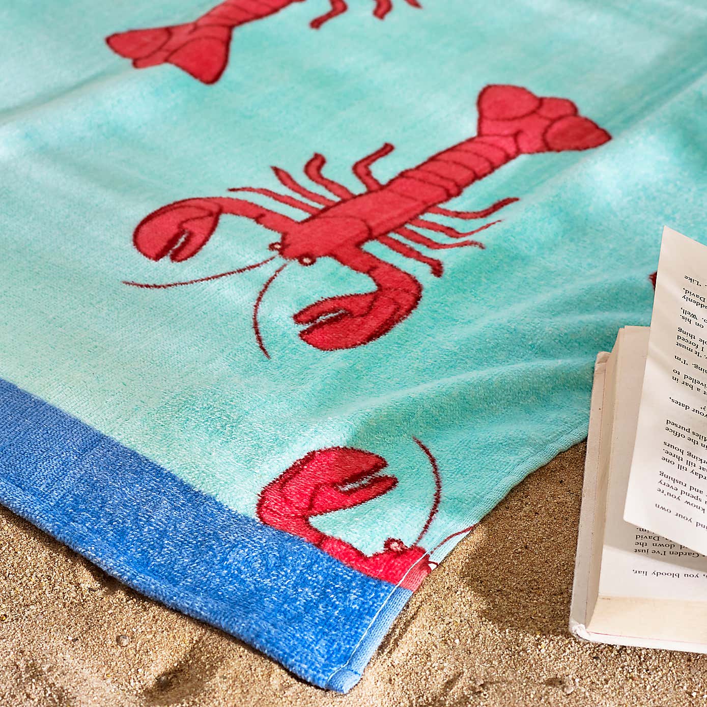 Catherine Lansfield Lobster Beach Towel
