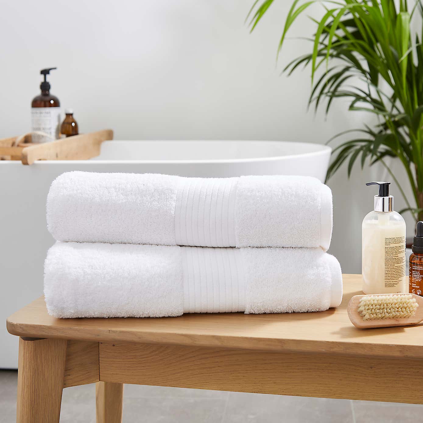 Set of 2 Cotton Bath Sheets