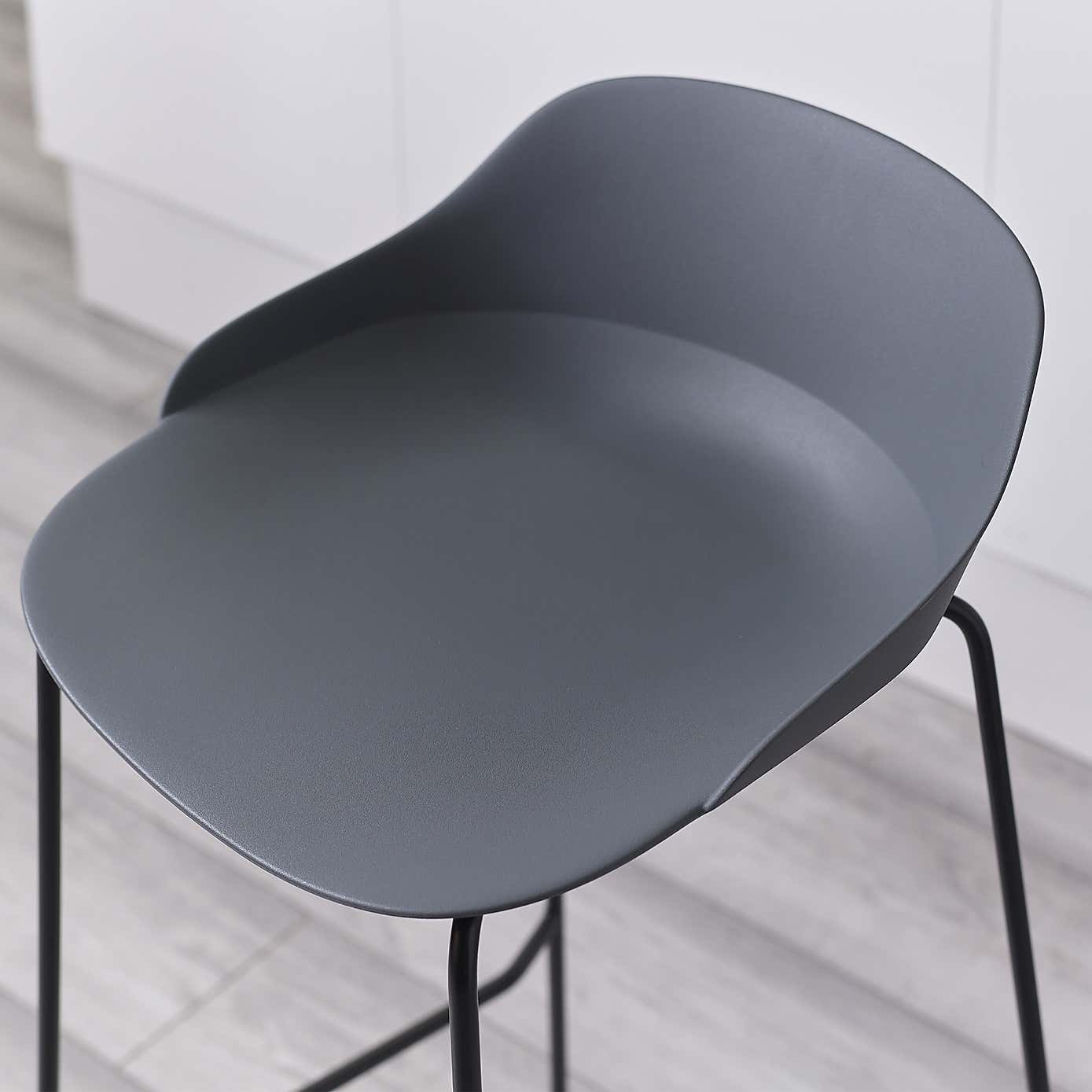 Rocco Set Of 2 Bar Stools, Metal