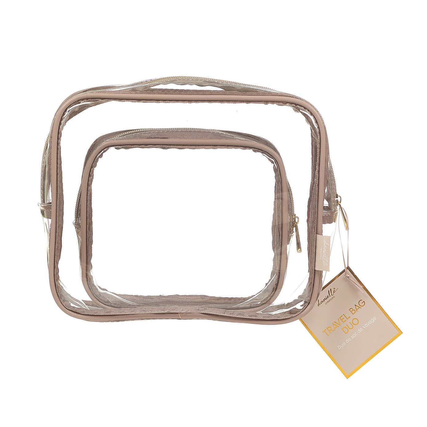 Upper Canada Danielle Creations Simply Slouch Clear Travel Bag Duo