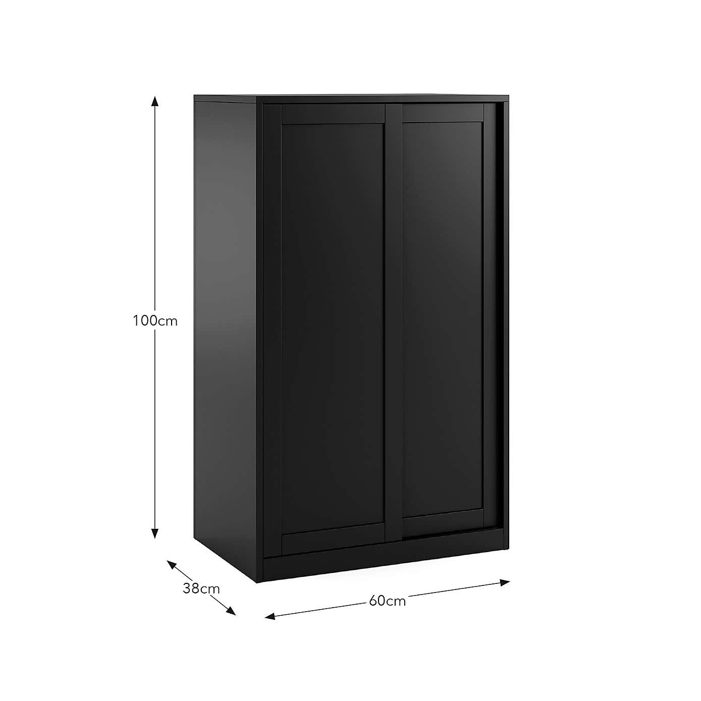 Eloise Sliding Shoe Storage Cabinet