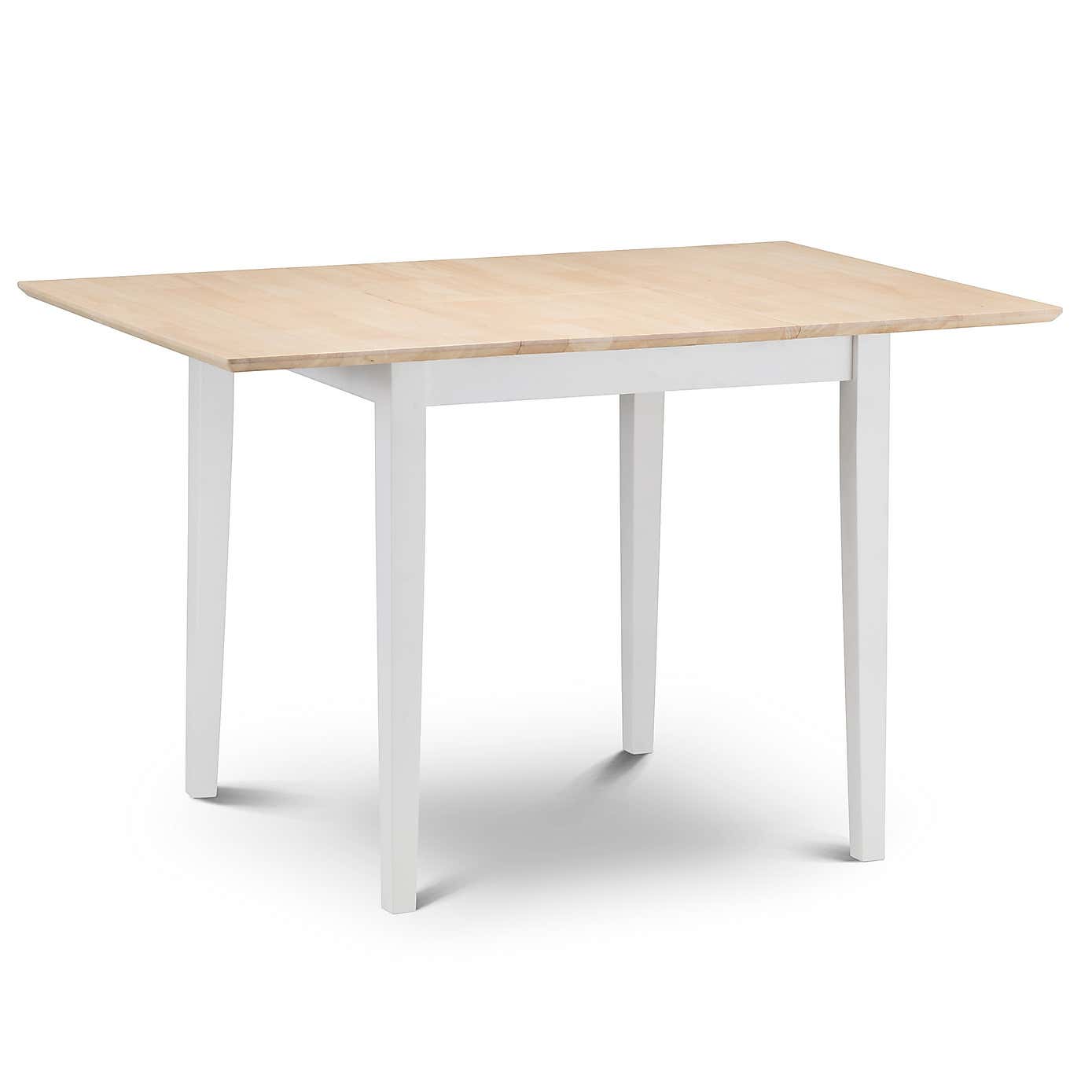 Rufford 4 Seater Two-Tone Dining Table, Ivory