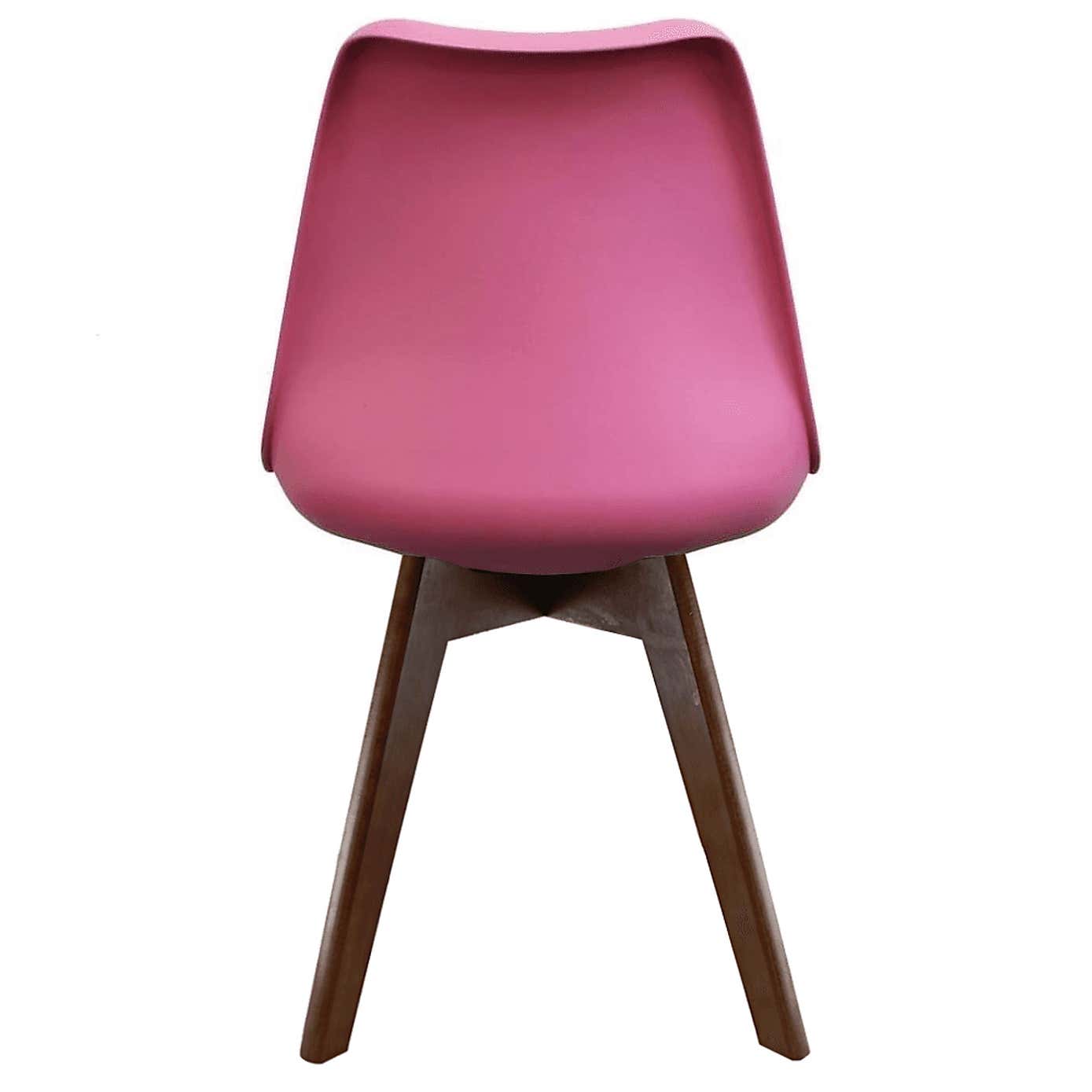 Fusion Living Soho Plastic Dining Chair with Squared Legs