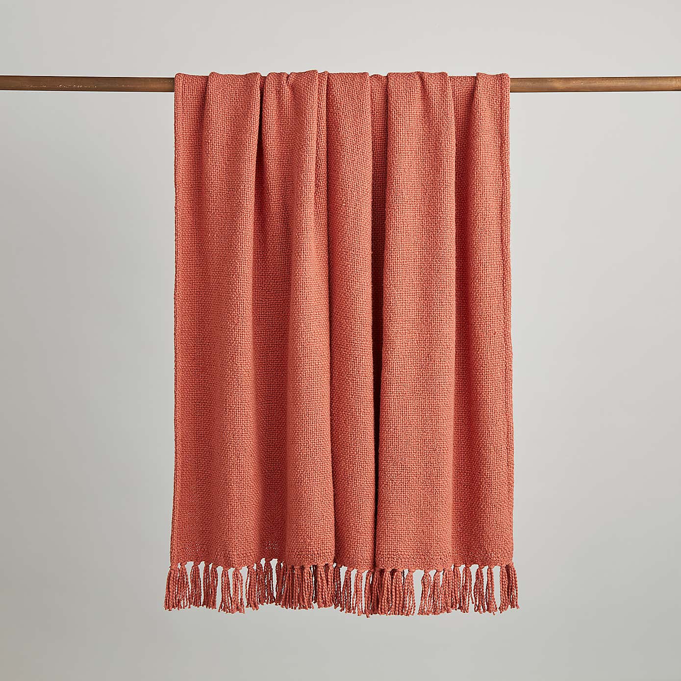 Aris Cotton Weave Black Throw