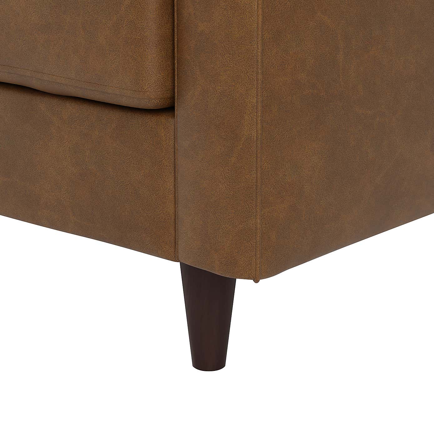 Zoe Faux Leather Armchair