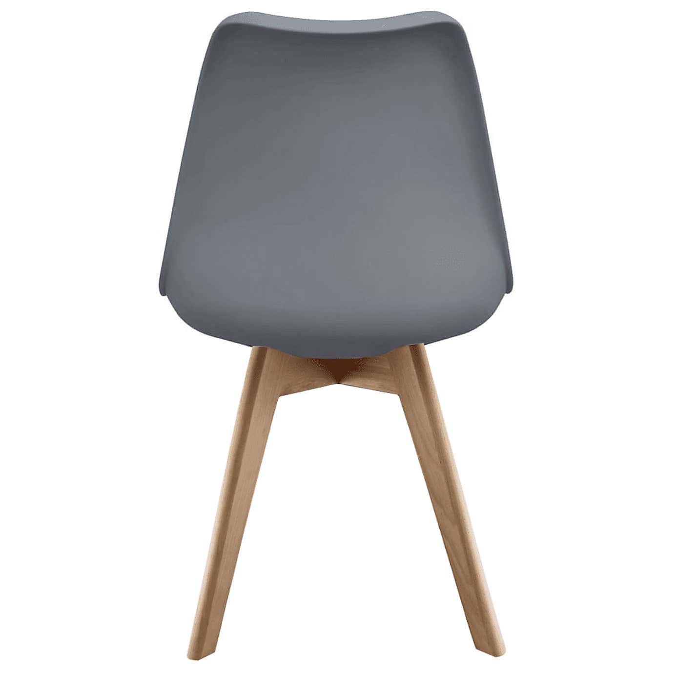 Fusion Living Soho Plastic Dining Chair with Squared Legs