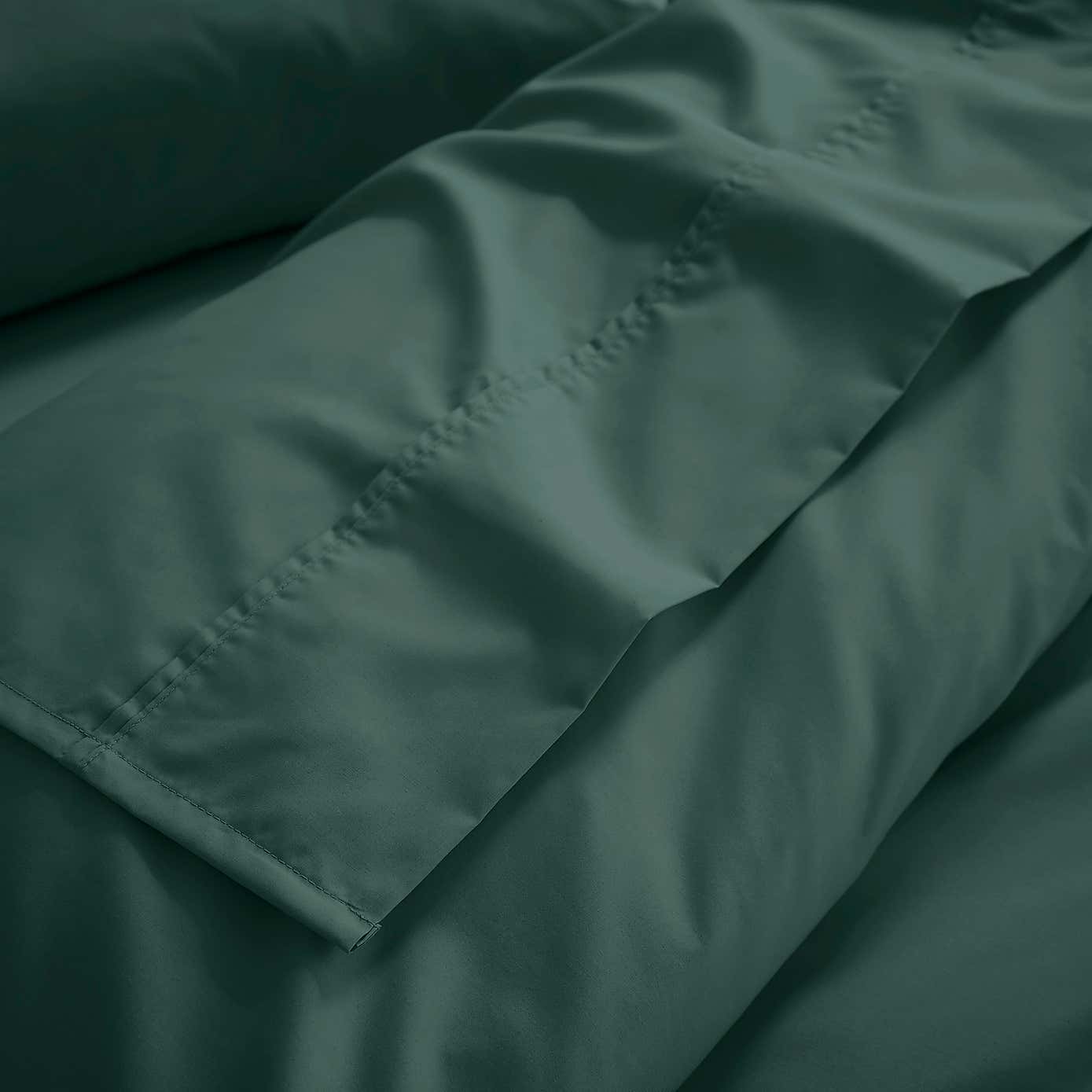 Dorma 400 Thread Count Cotton Percale Flat Sheet