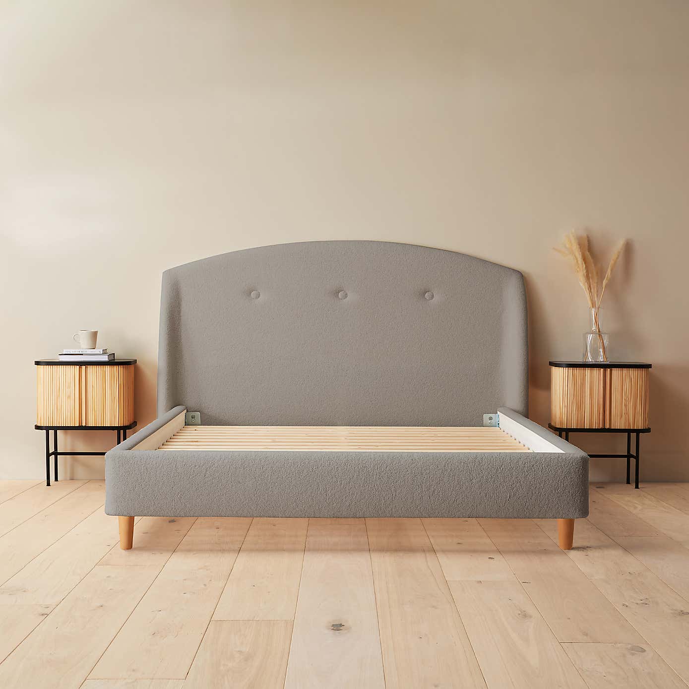 Silentnight Evana Bed Frame, Boucle