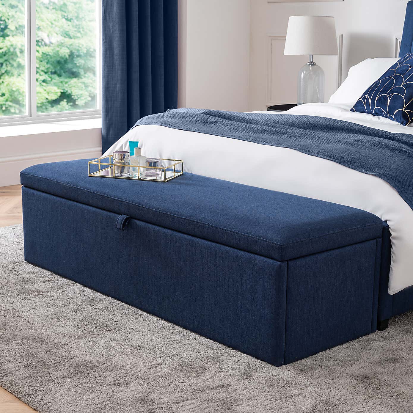 Sorrento Linen Blanket Box