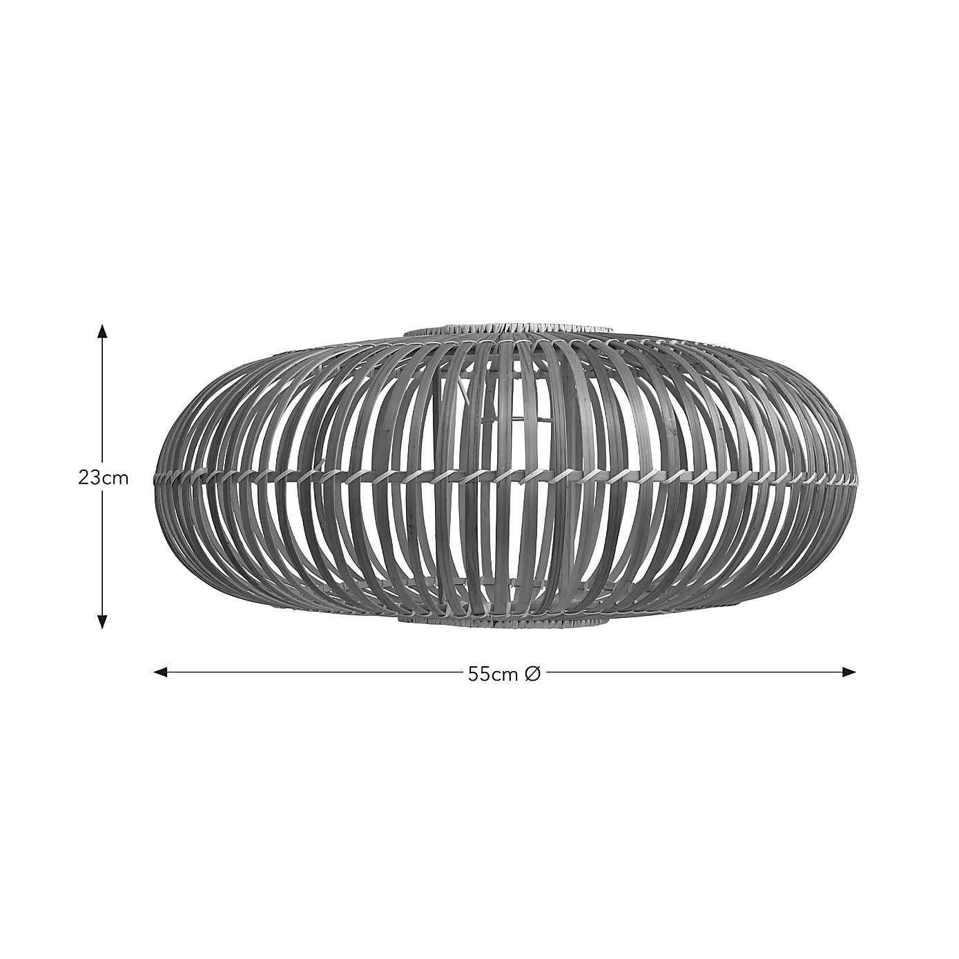 Abrielle Bamboo Easy Fit Pendant Shade
