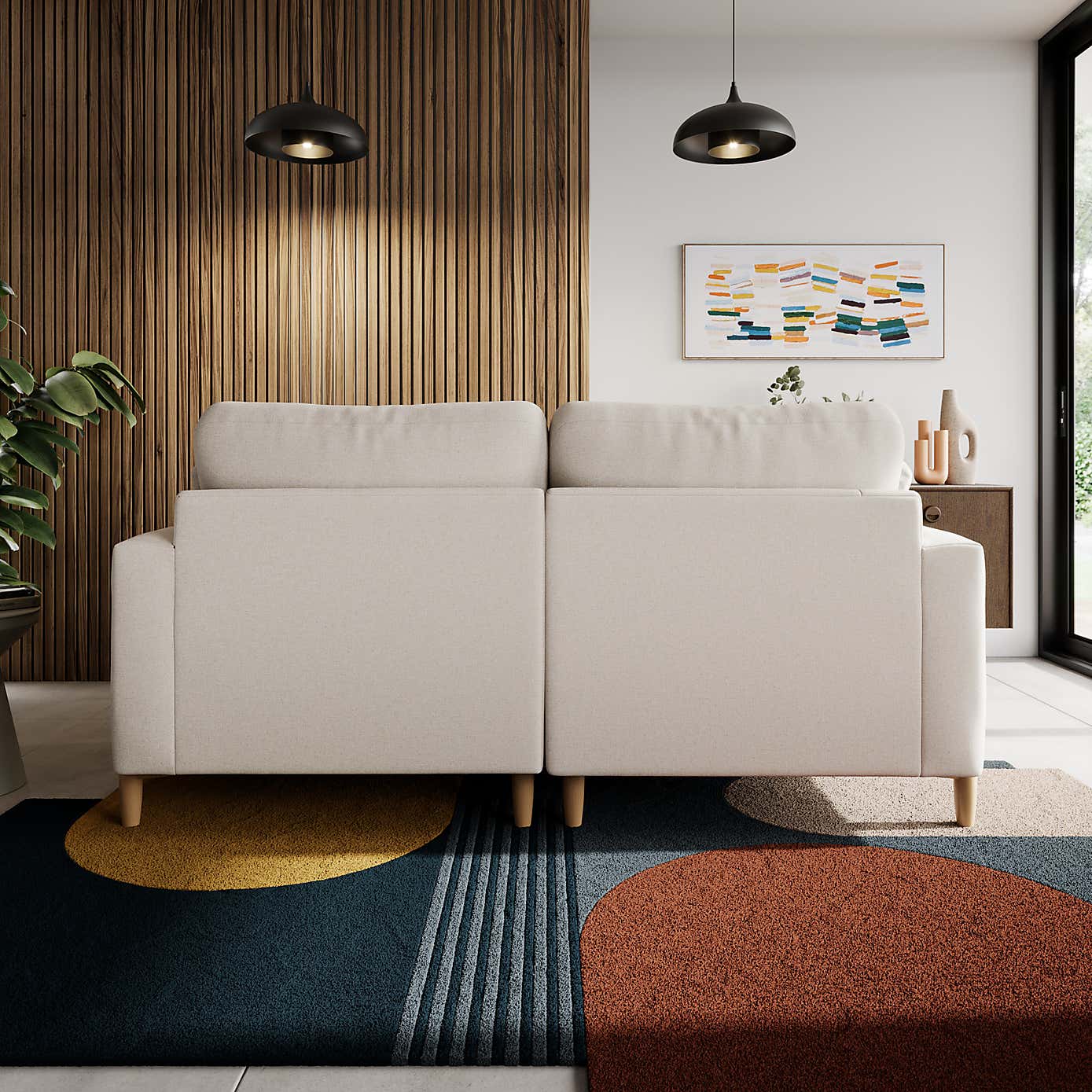 Apollo Soft Texture Corner Chaise Sofa