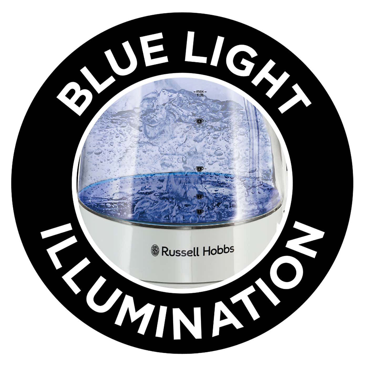 Russell Hobbs Classic 1.7L Glass Kettle