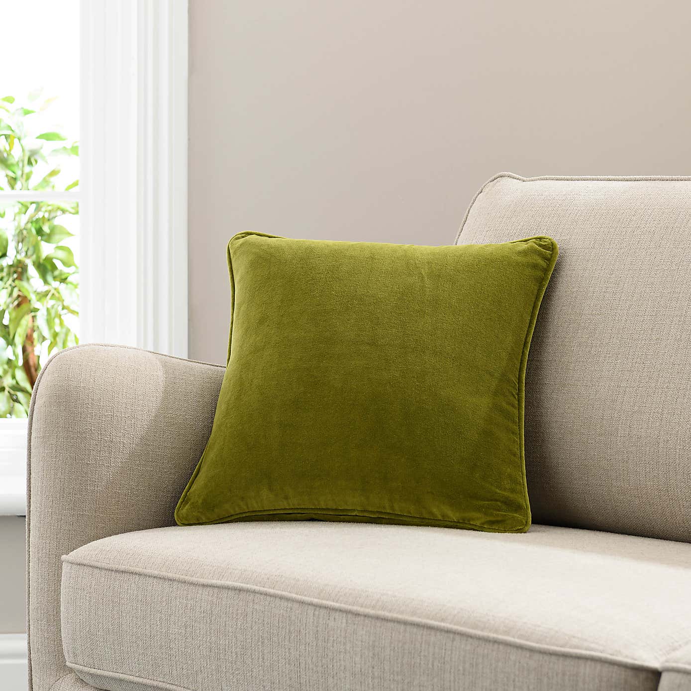 Clara Cotton Velvet Cushion