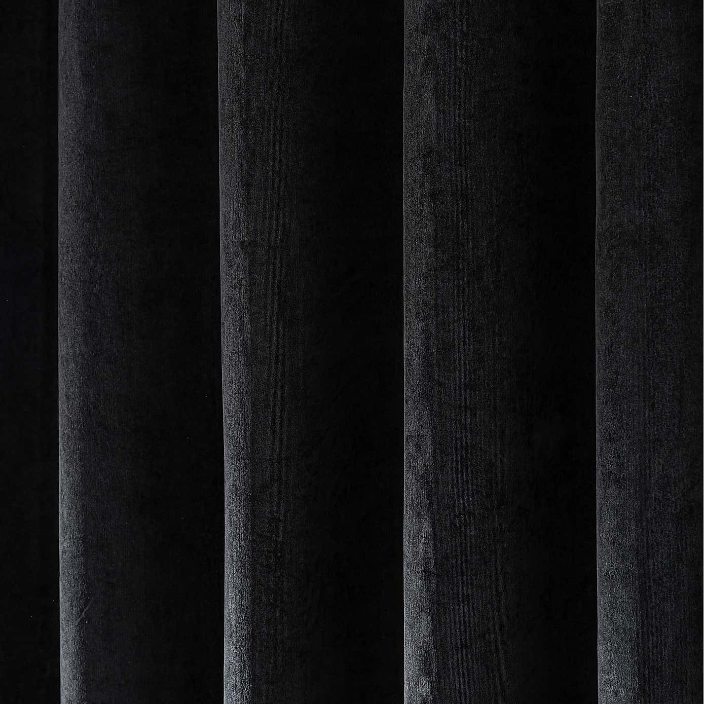 Margot Matt Velour Eyelet Curtains