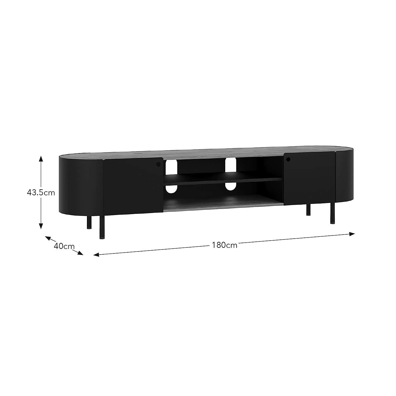 Elements Griffin Extra Wide TV Unit for TVs up to 80"