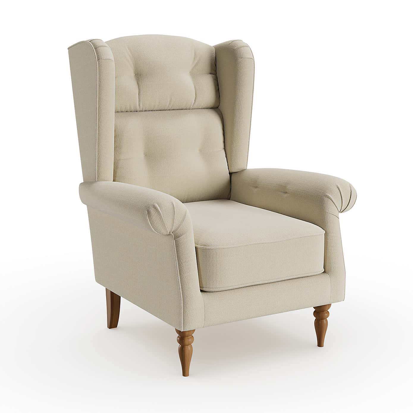 Alexander Grande Wing Back Cosy Chenille Chair