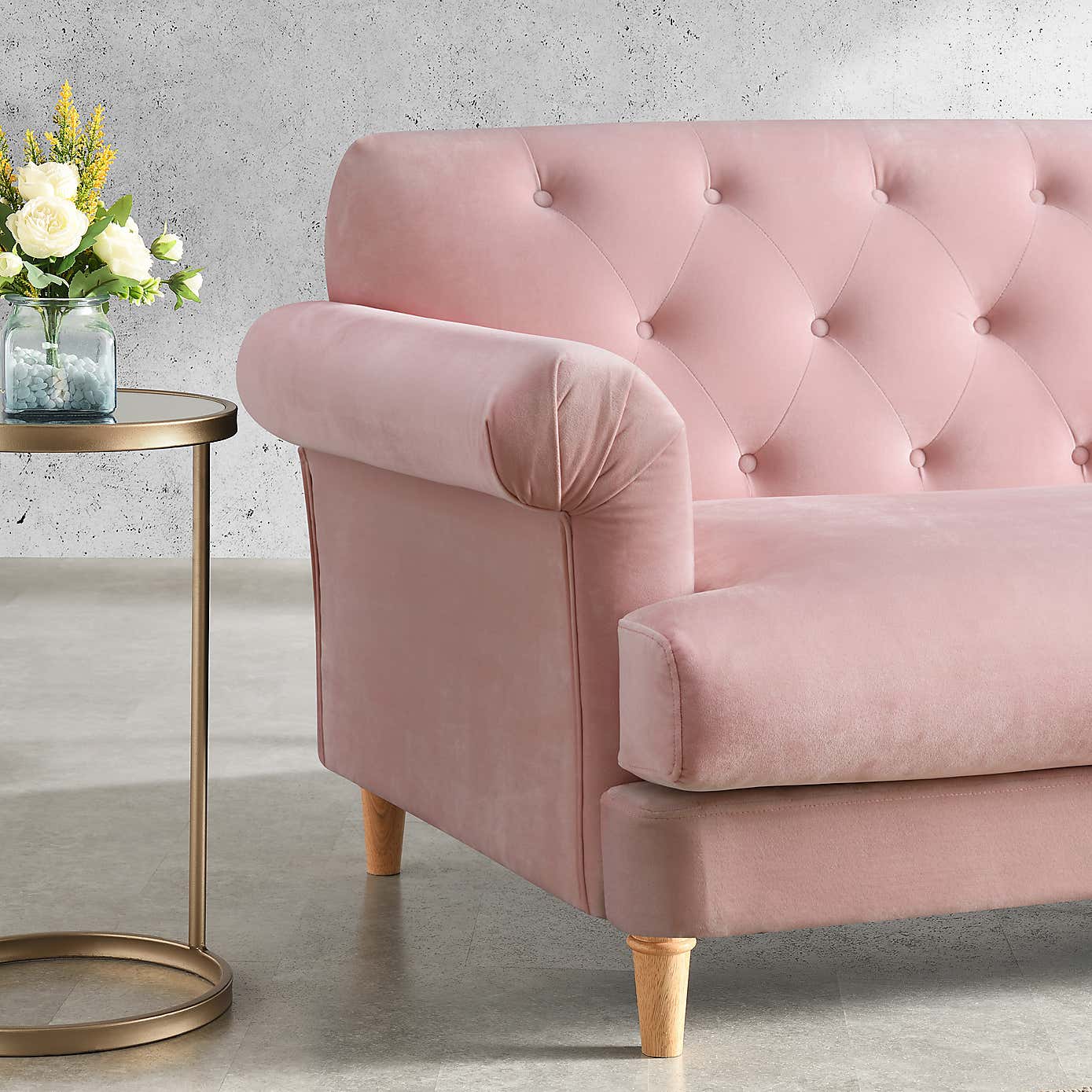 Jazz Velvet 3 Seater Sofa