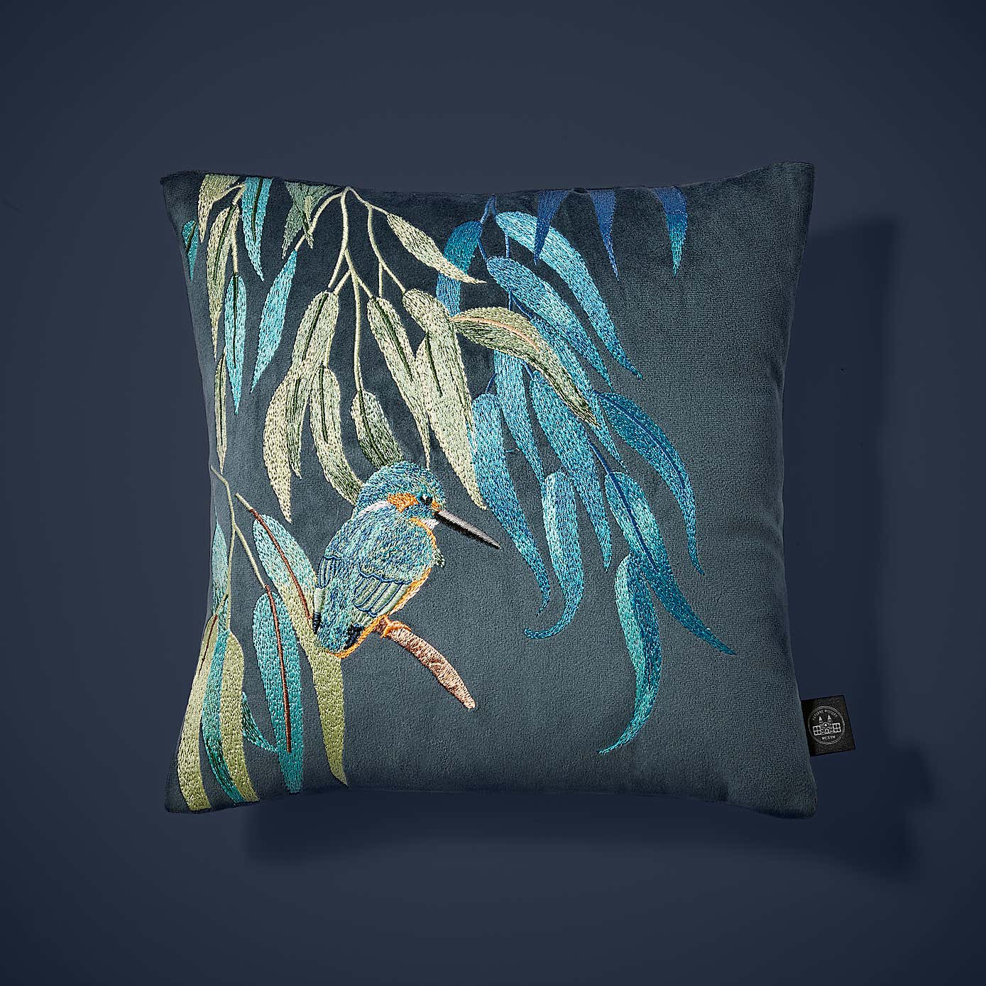 Natural History Museum Kingfisher Cushion Cover