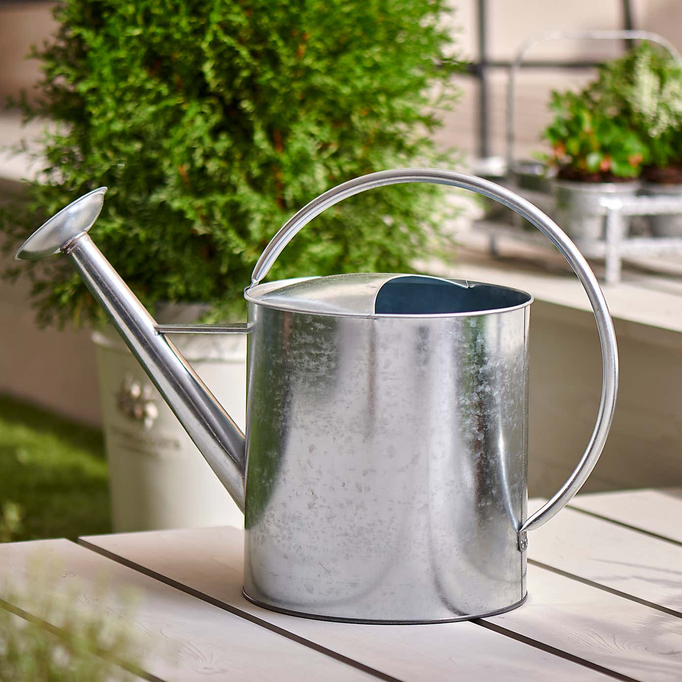 9L Galvanised Watering Can
