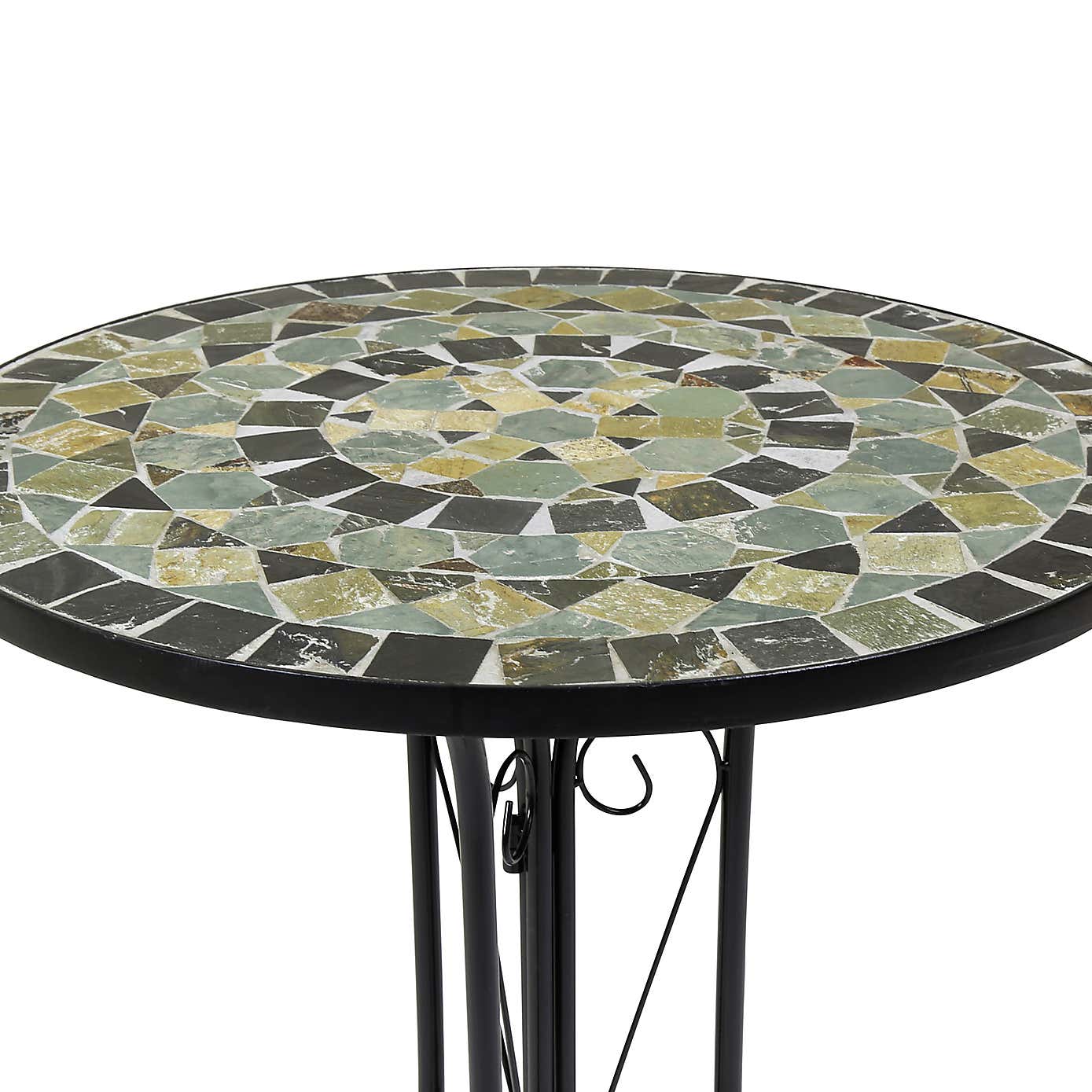 Blue Mosaic Bistro Set