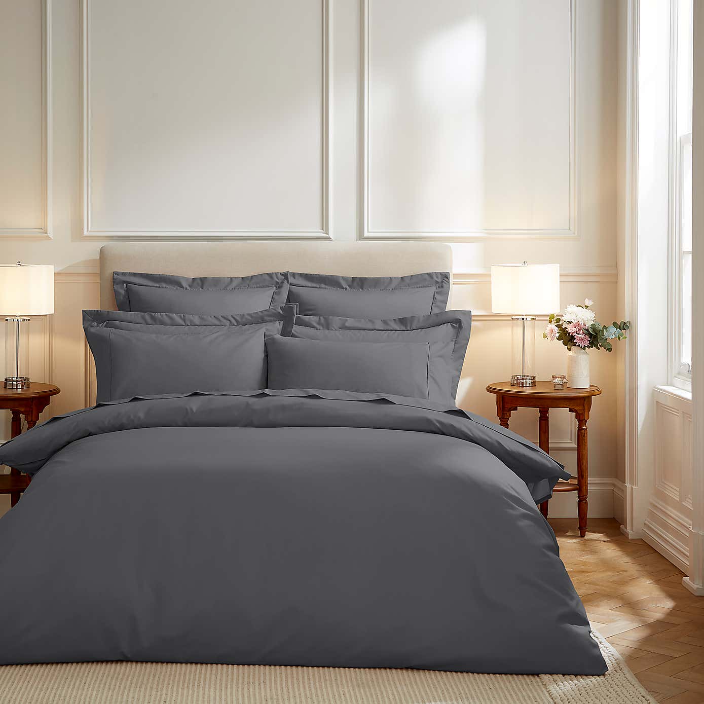 Dorma Egyptian Cotton 400 Thread Count Percale Oxford Pillowcase
