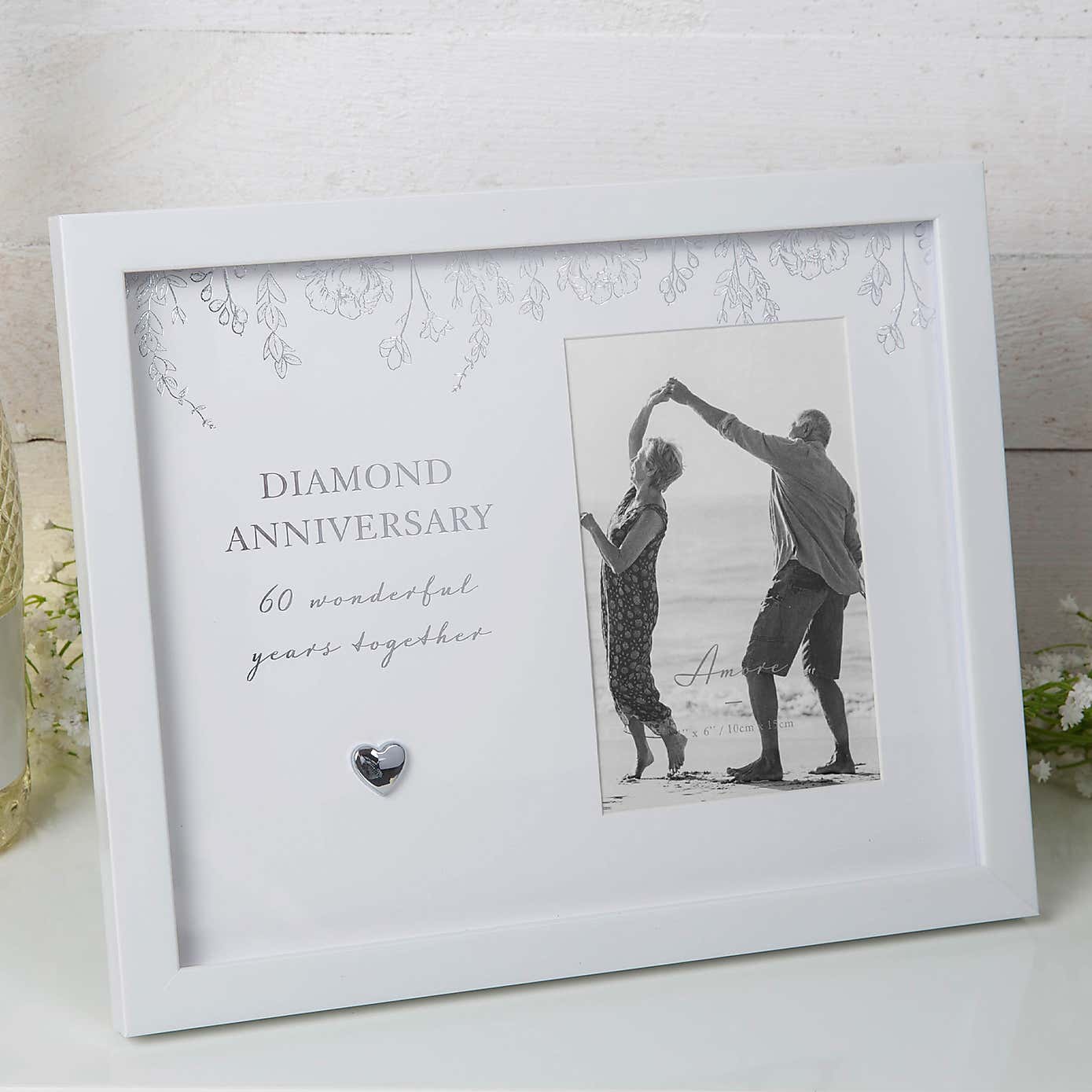 Amore Diamond Anniversary Photo Frame