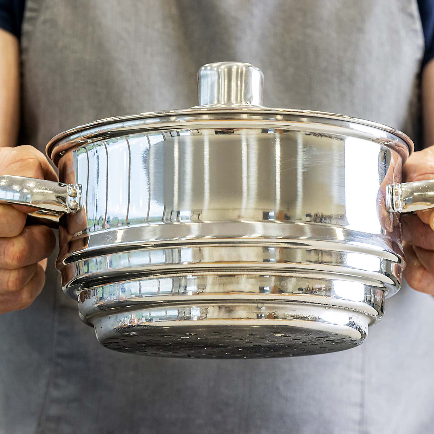 Universal Stainless Steel Saucepan Steamer Insert