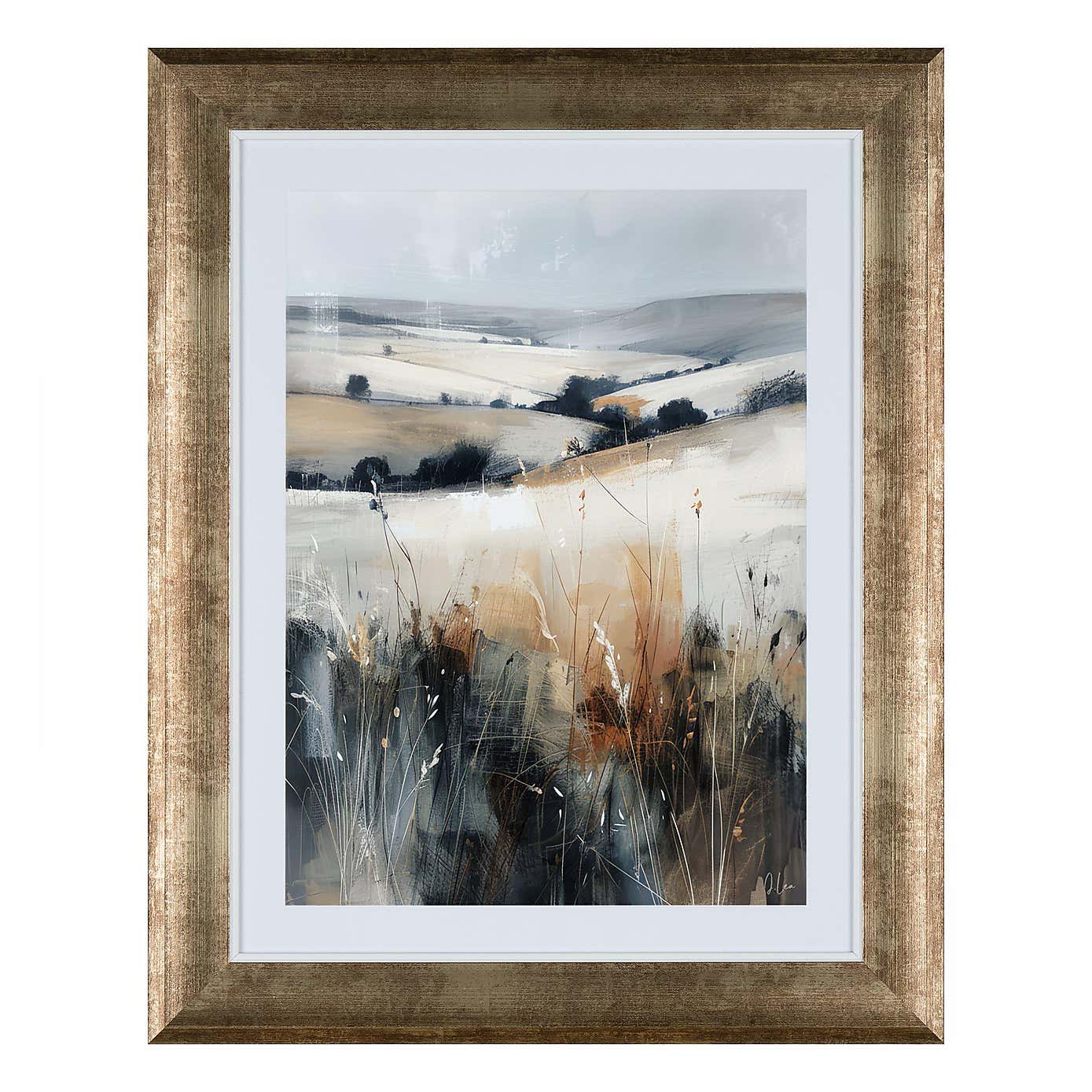 Cedar & Sage Autumnal Blaze Small Framed Print