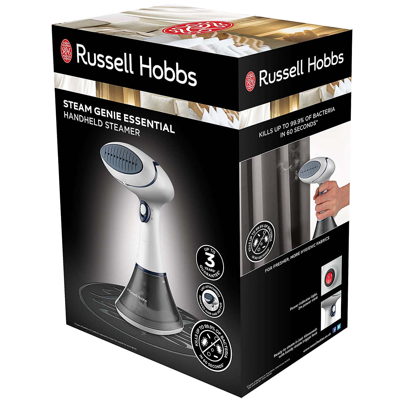 Russell Hobbs Steam Genie Essentials Garment Steamer