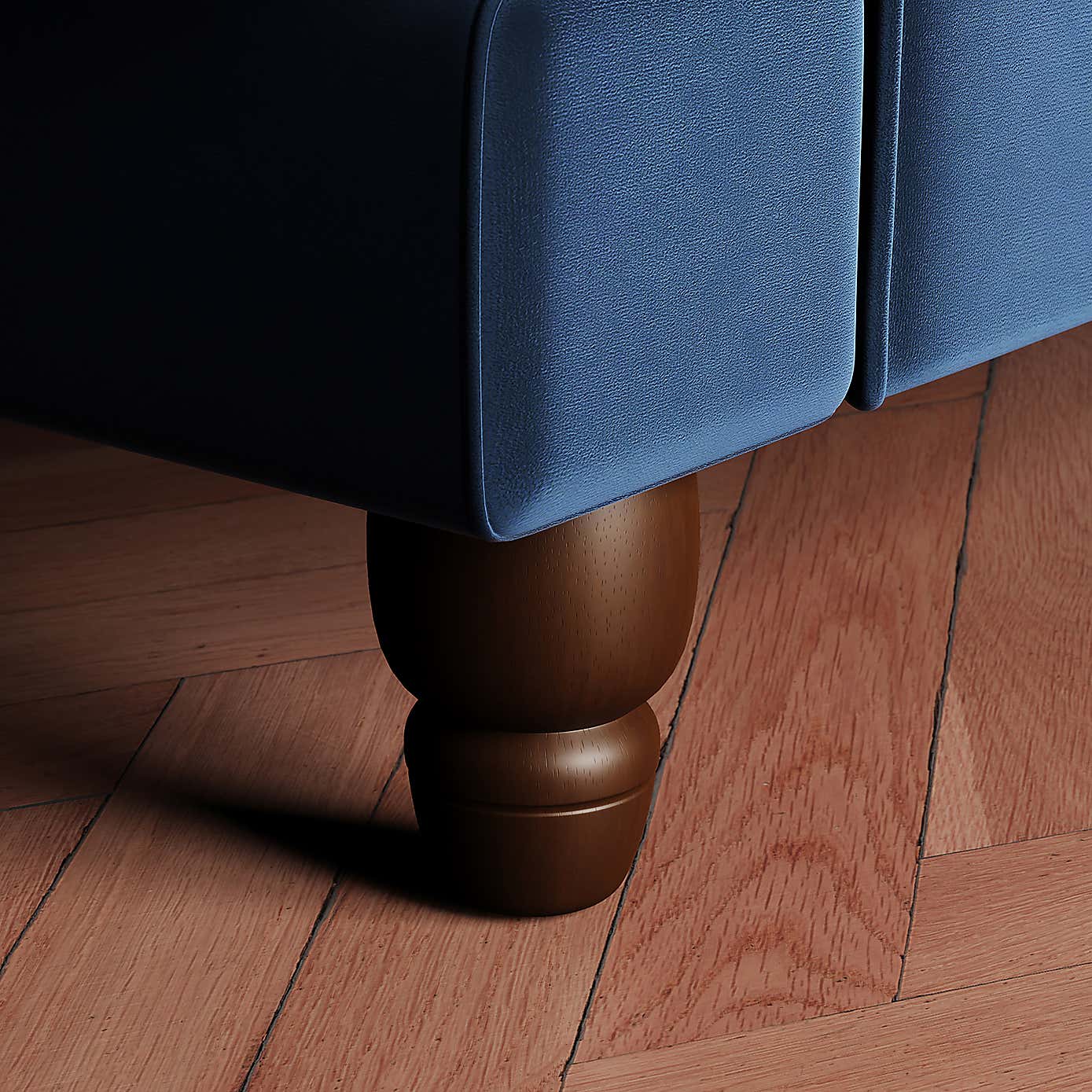 Beatrice Matte Velvet Snuggle Chair