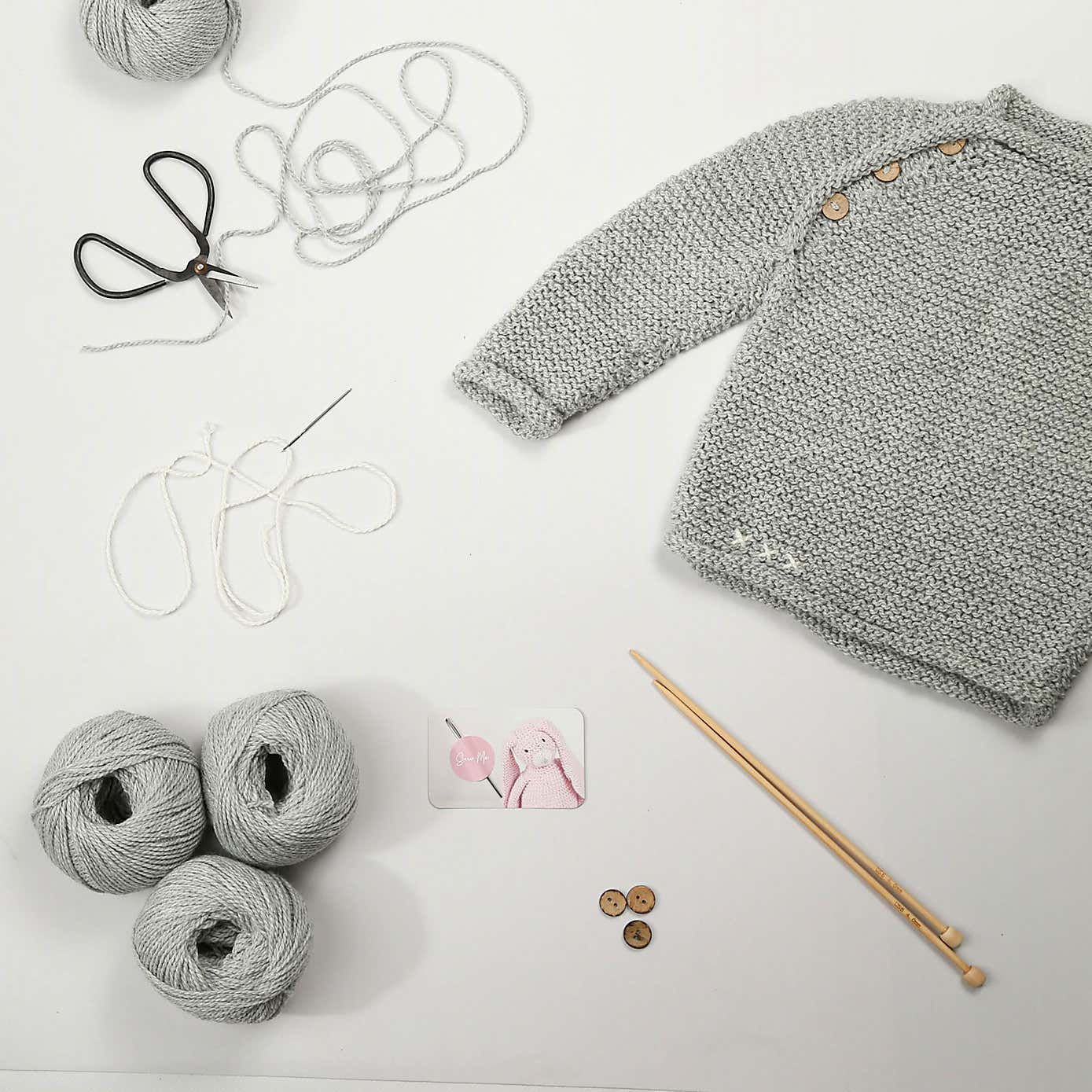 Blossom Baby Jumper Knitting Kit