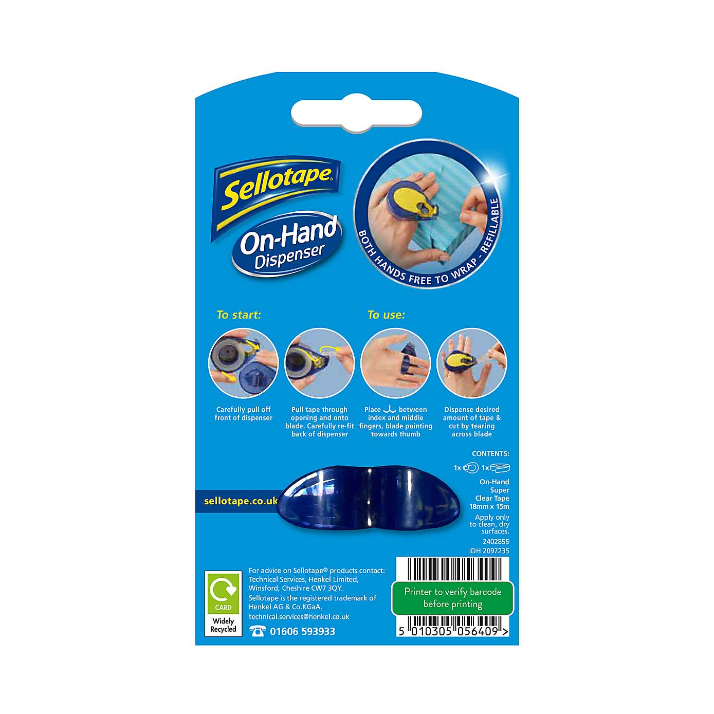 Sellotape Hand Dispenser