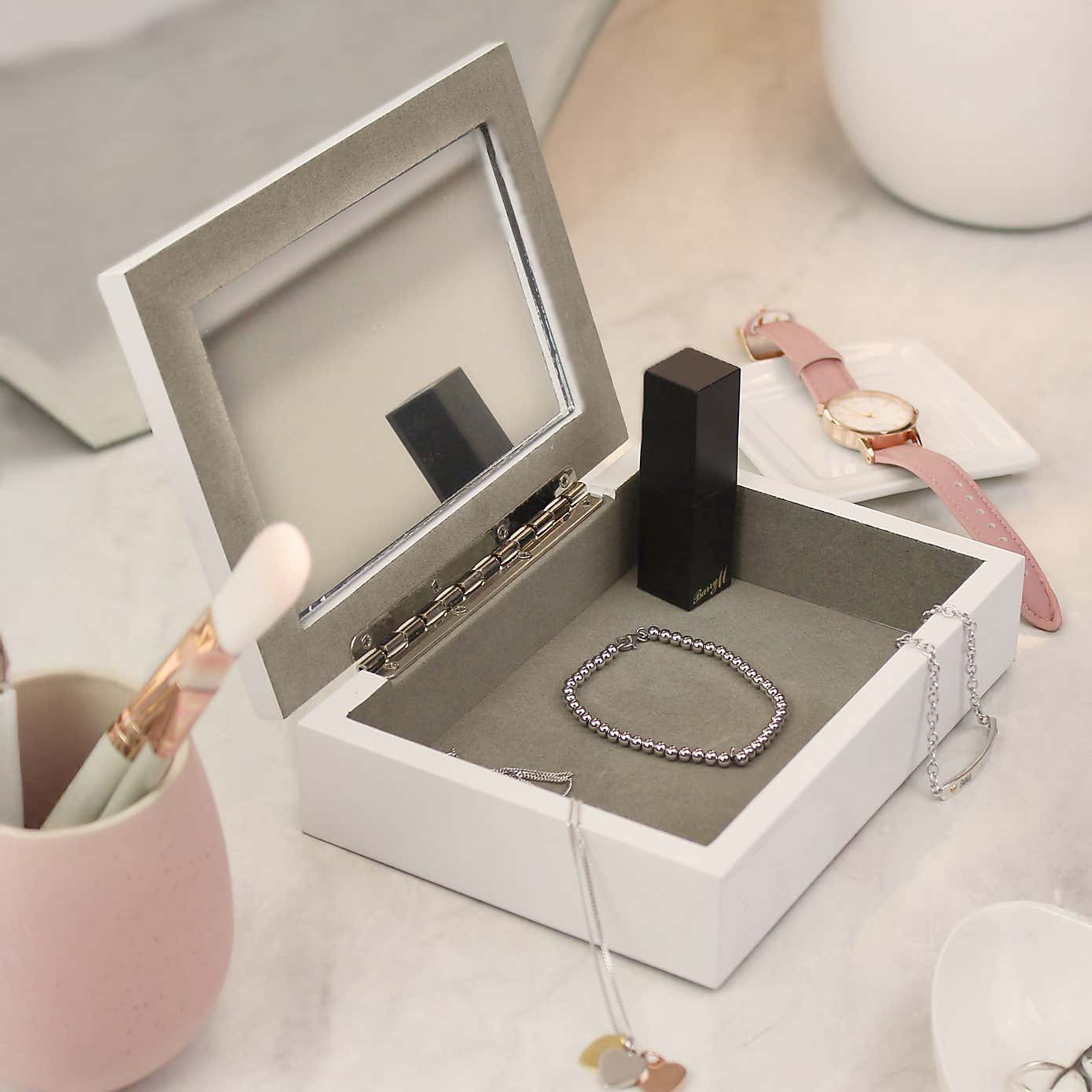 Personalised Wedding Wooden Jewellery Box