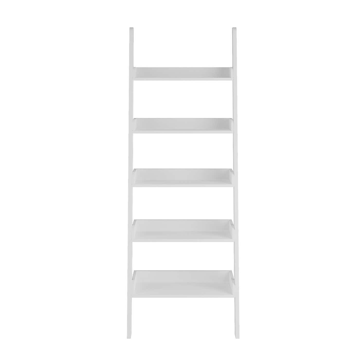 Lynton White Ladder Bookcase