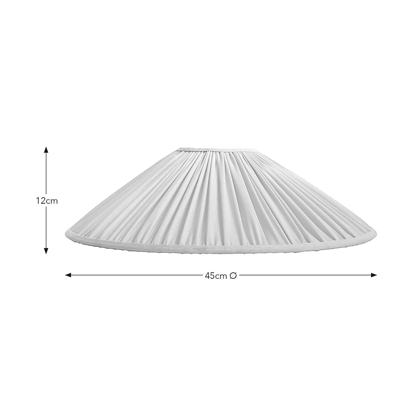 Polly Pleated Tapered Lamp Shade
