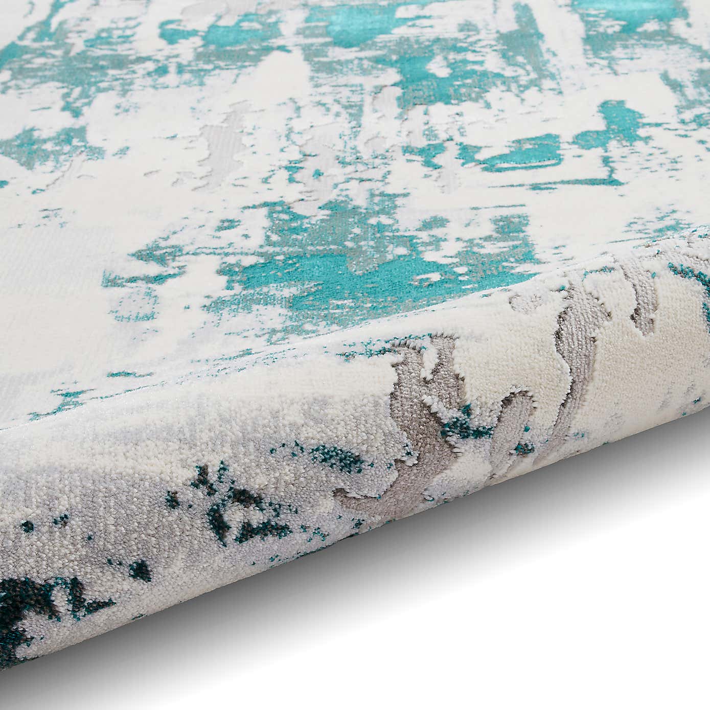 Apollo Marble Effect Washable Rug