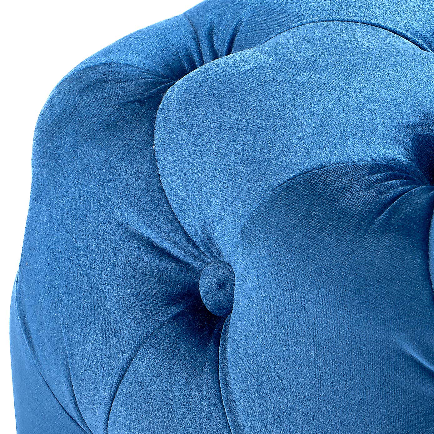 Seraphina Velvet Buttoned Ottoman