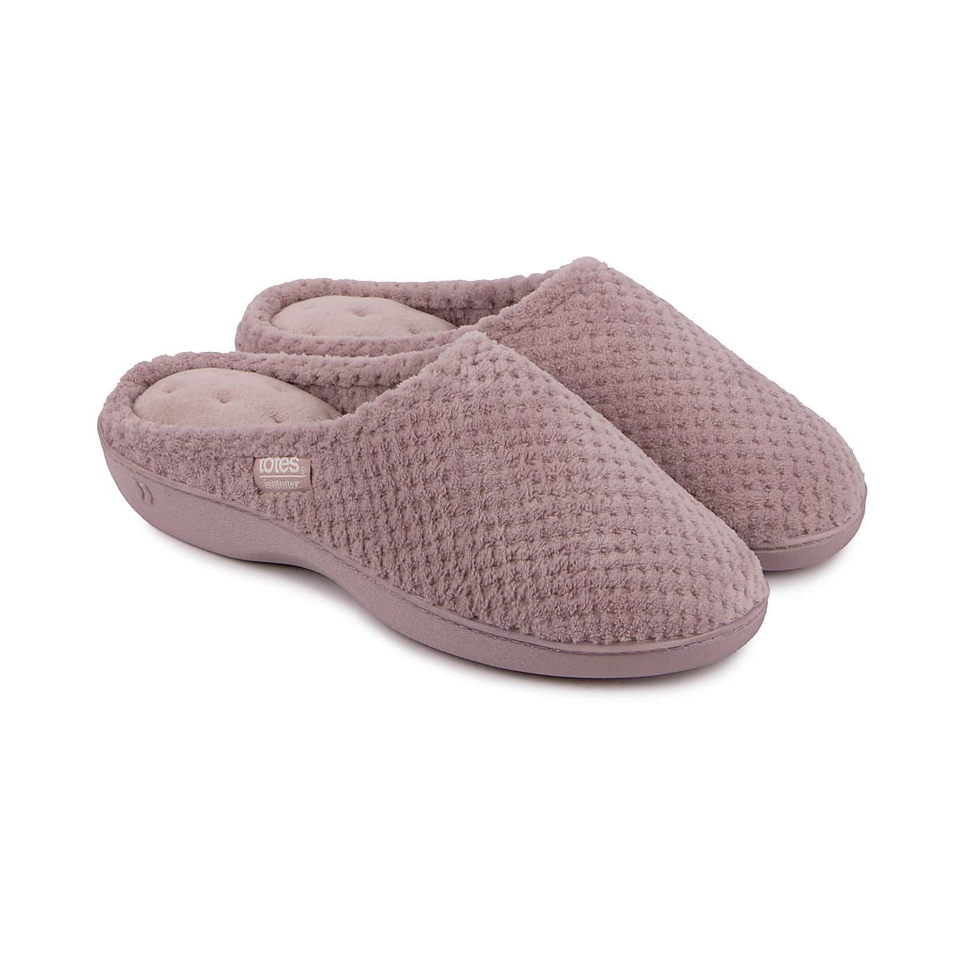 Isotoner Popcorn Terry Mule Slippers