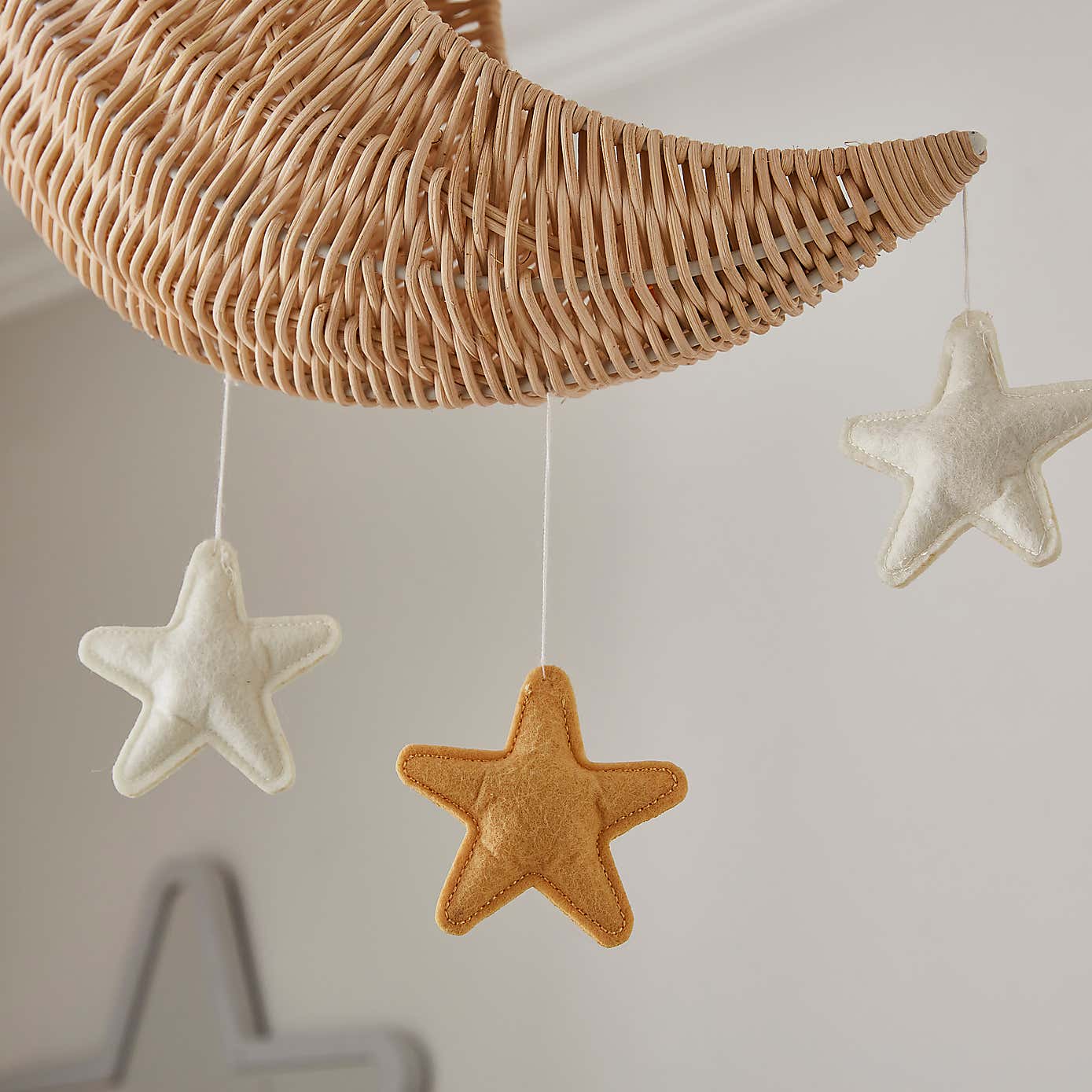 Moon & Stars Rattan Easy Fit Pendant Shade