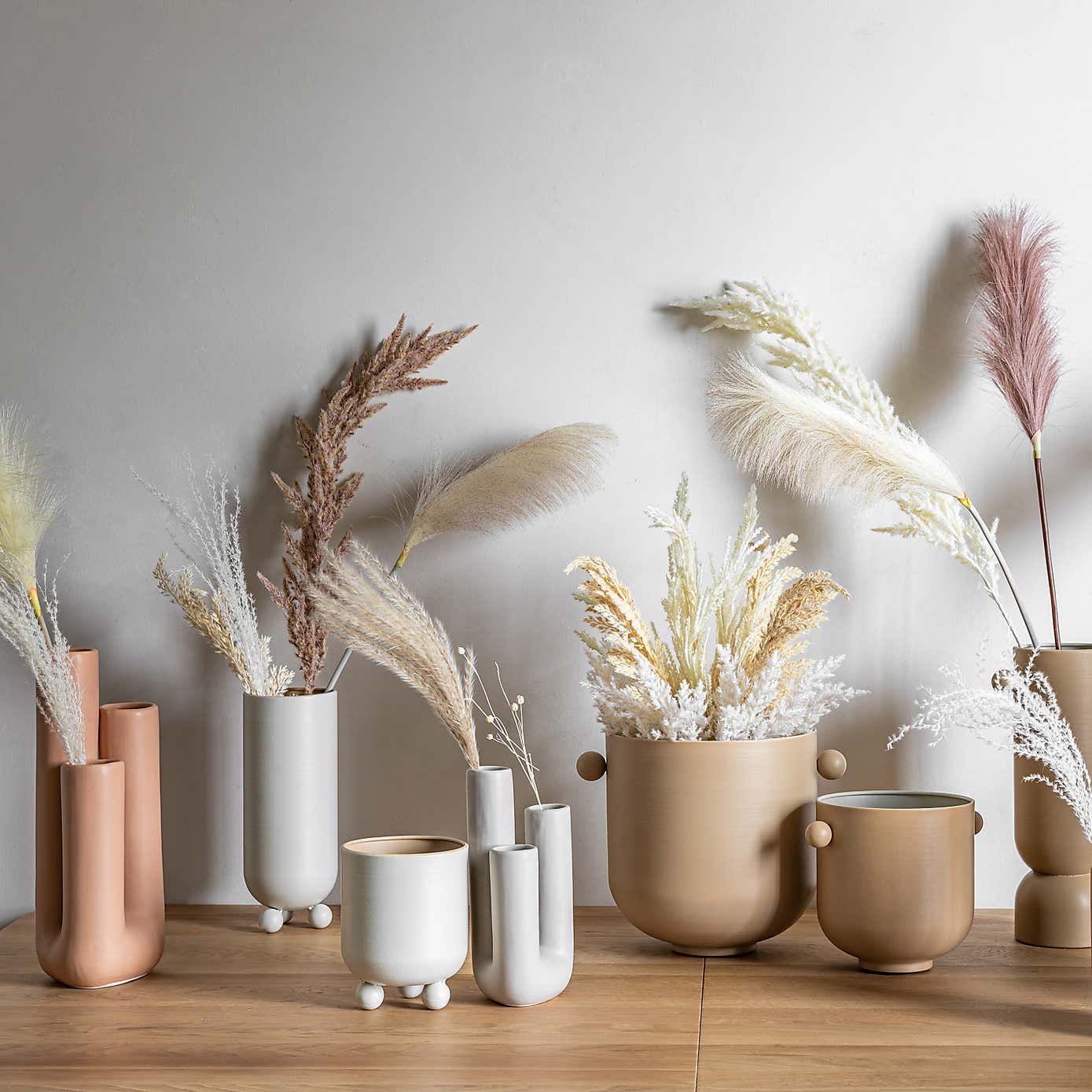 Buckley Set of 2 Planters Grey 21cm