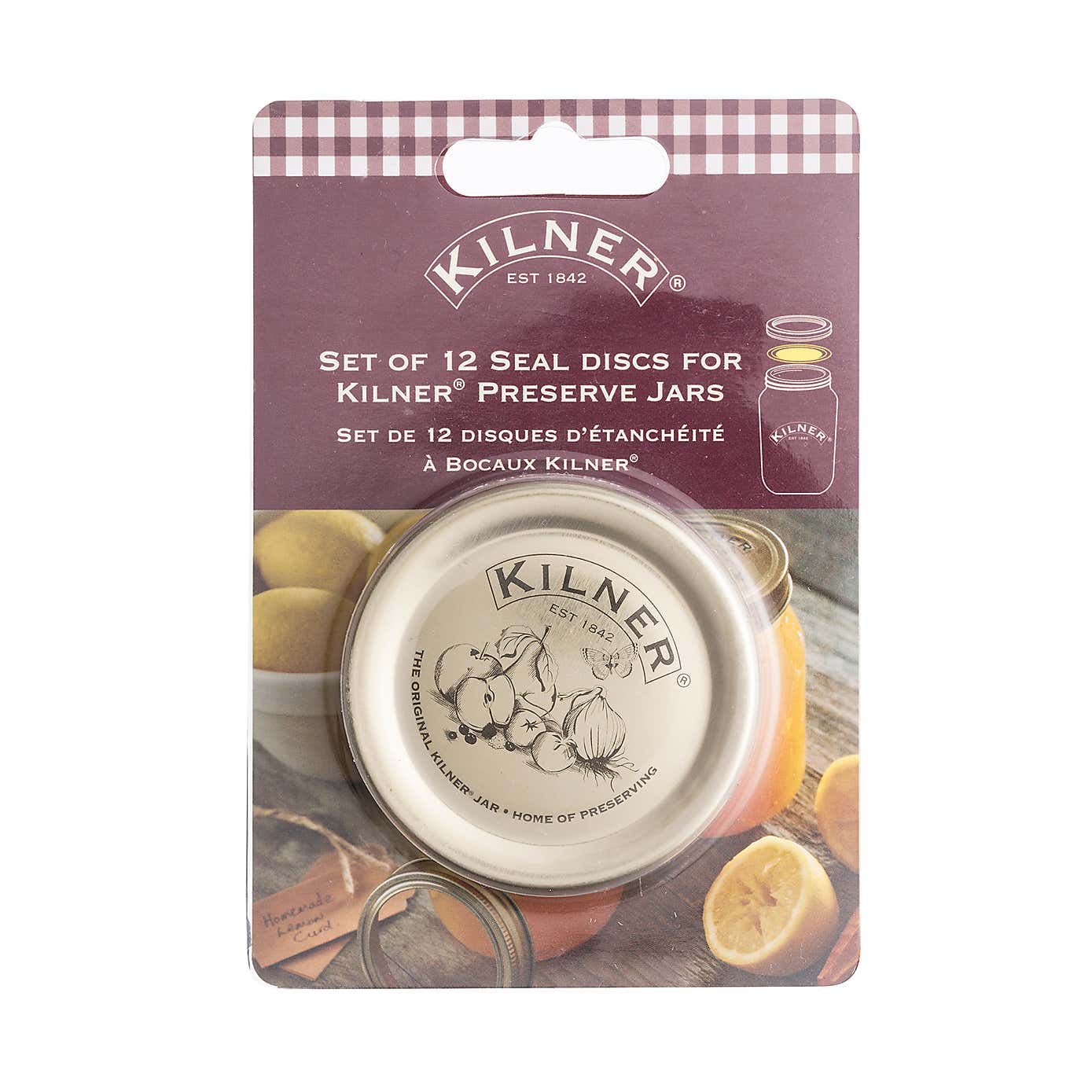 Kilner Set of 12 Seal Discs for Preserve Jars