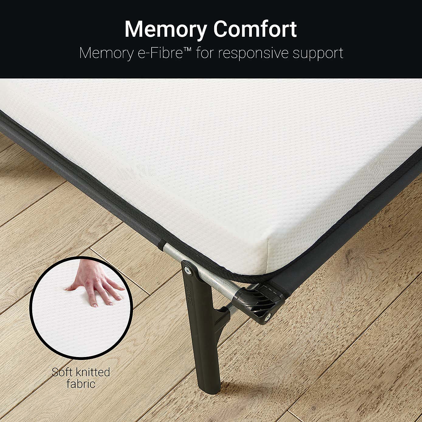 Jay-Be Rollaway Folding Bed with Memory Foam Mattress